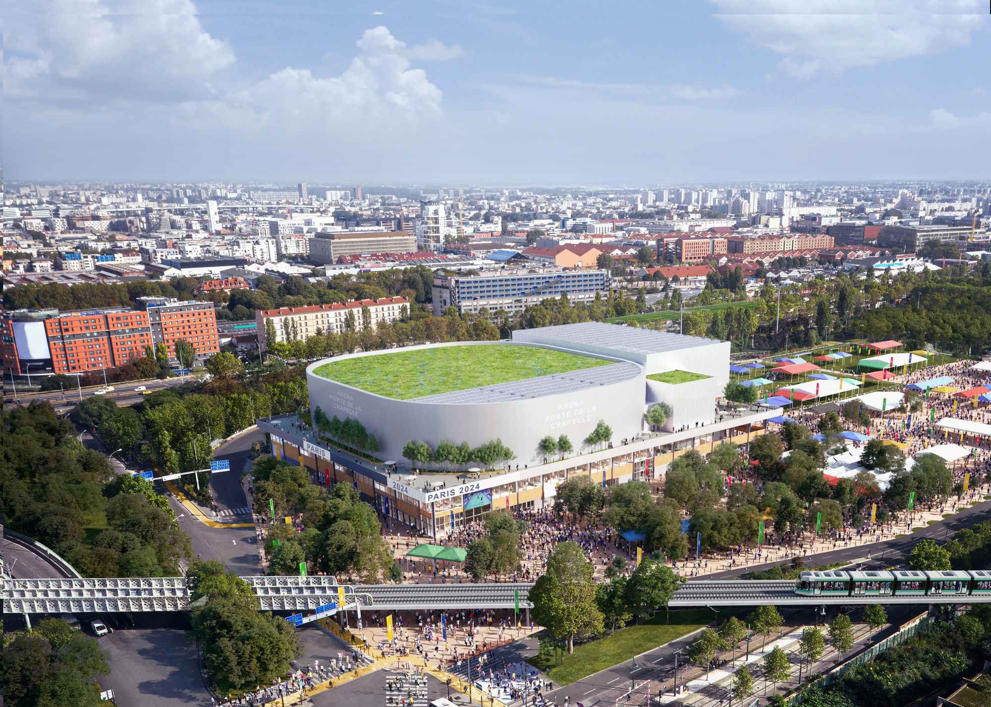 Visuel de la future Arena La Chapelle