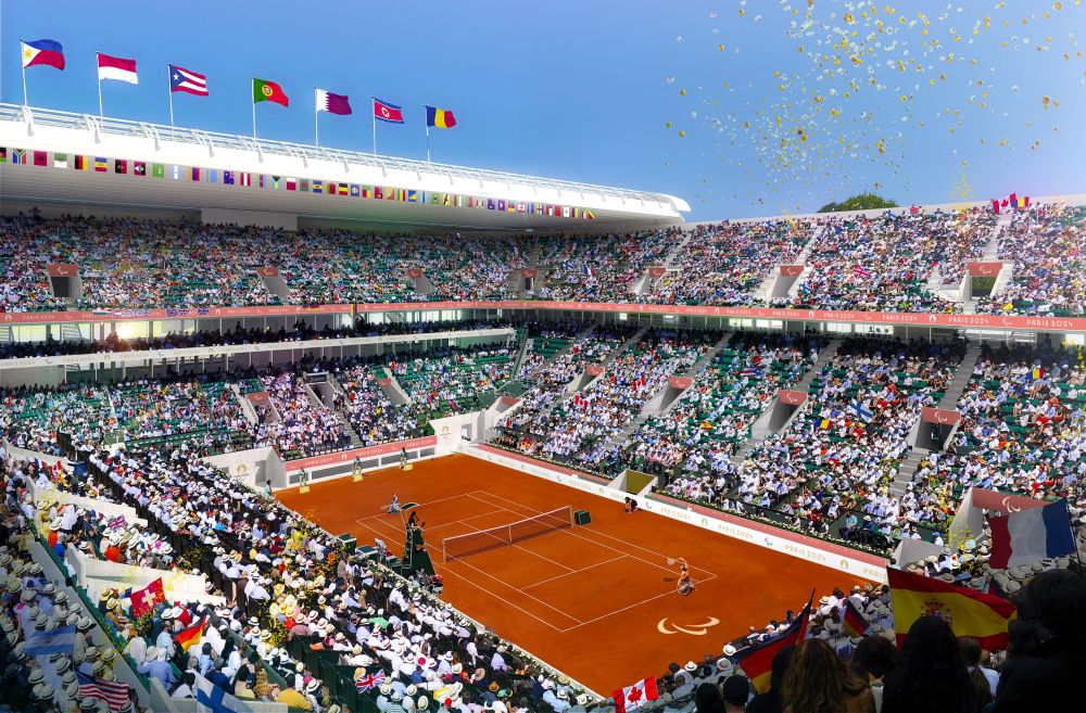 Roland Garros, cut Philippe Chatrier, Paralympic Games 2024