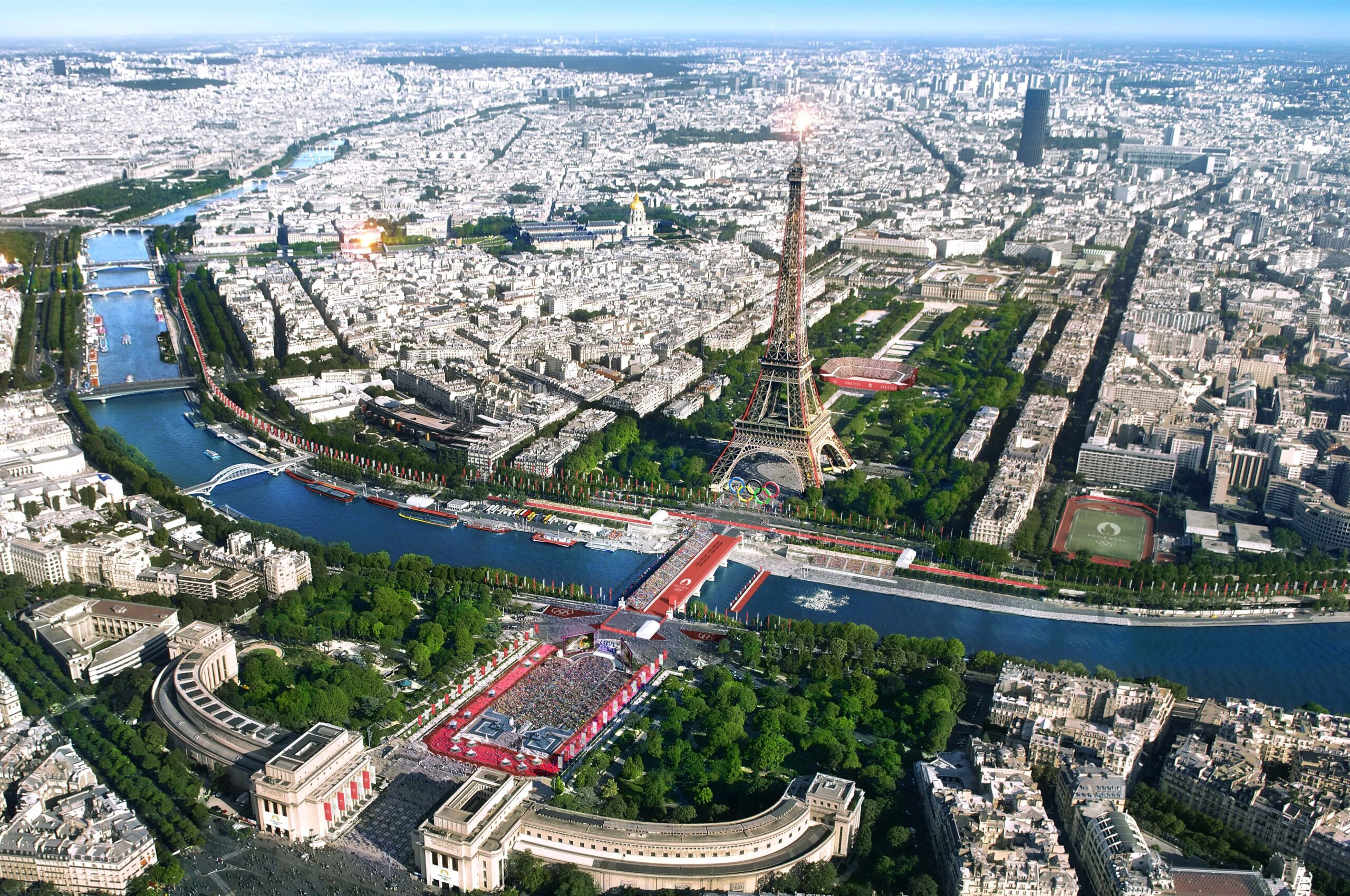 Paris 2024 Competition Venue Concept Map