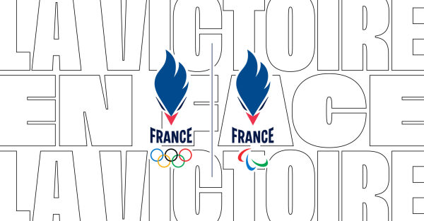 noueau logo de l'equipe de France olympique et paralympique