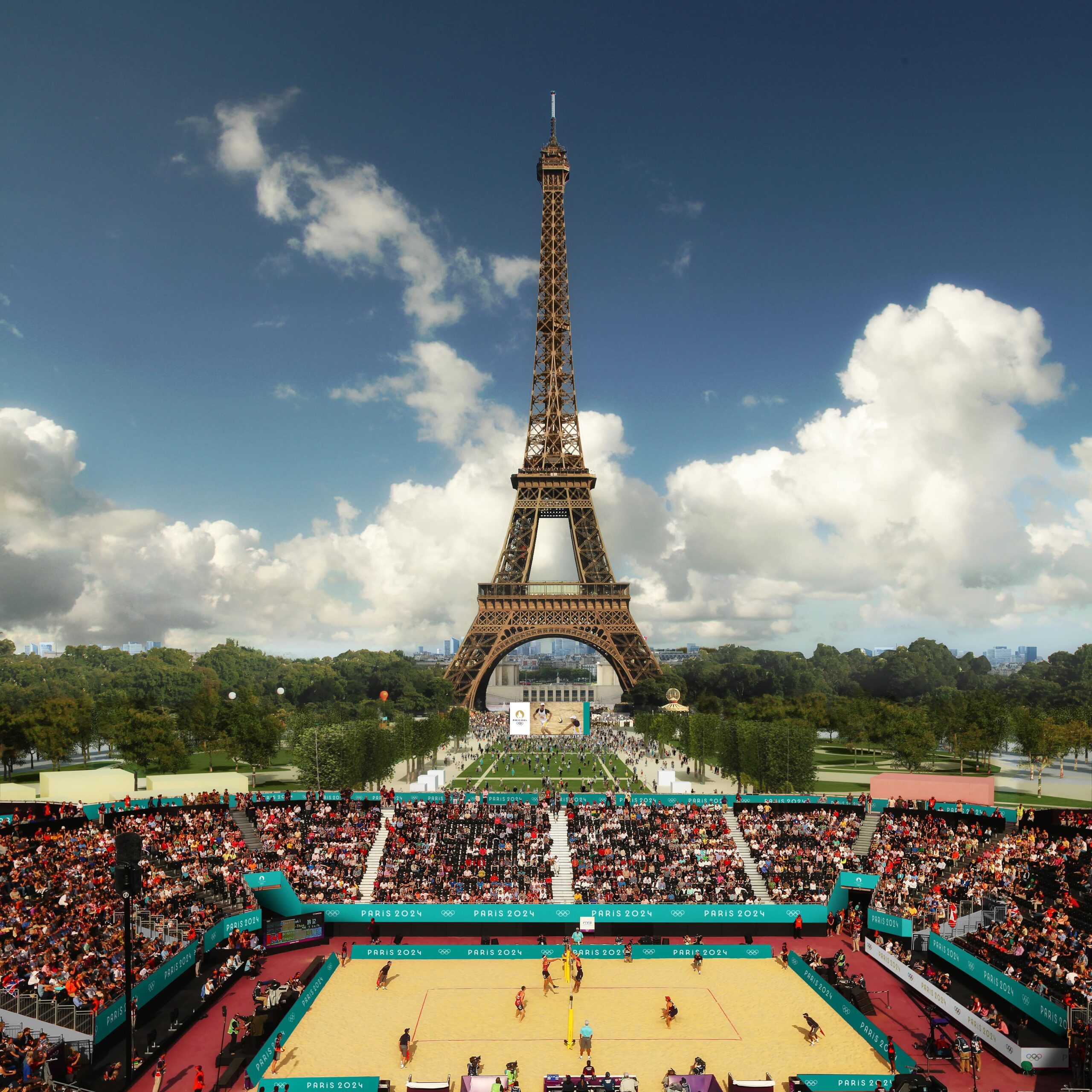 Eiffel Tower Stadium Paris 2024