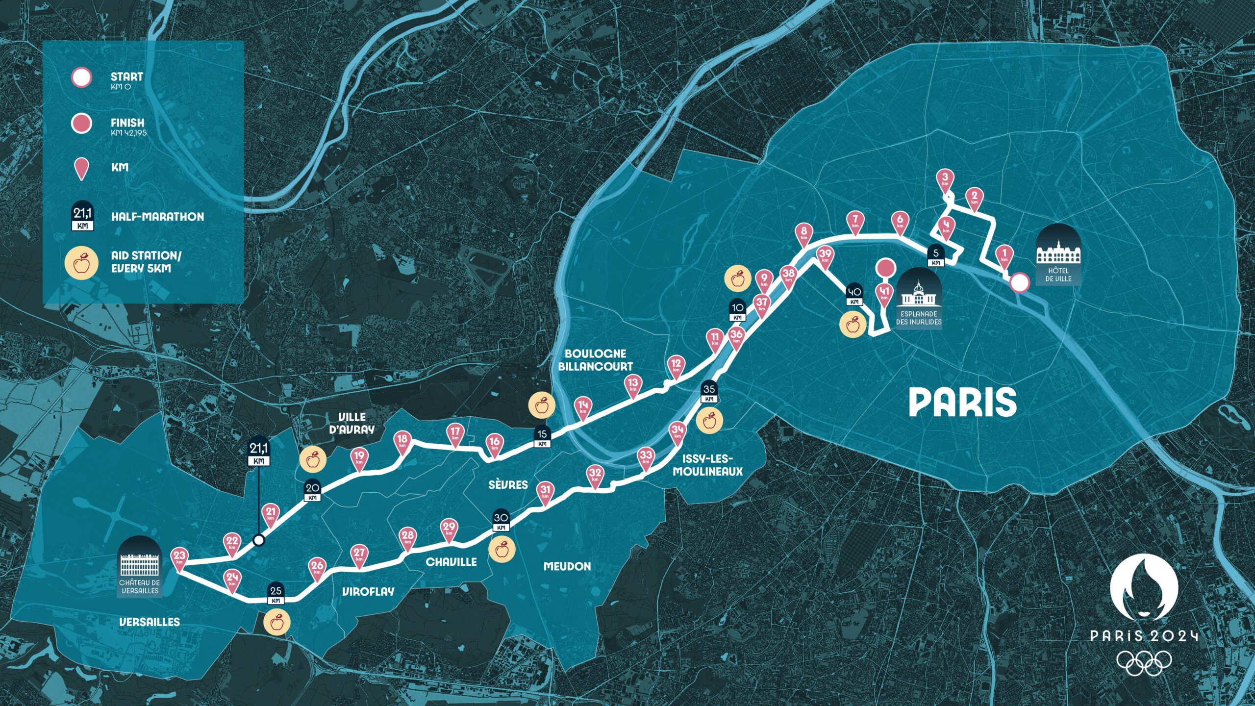 Paris 2024 Olympic marathon route confirmed