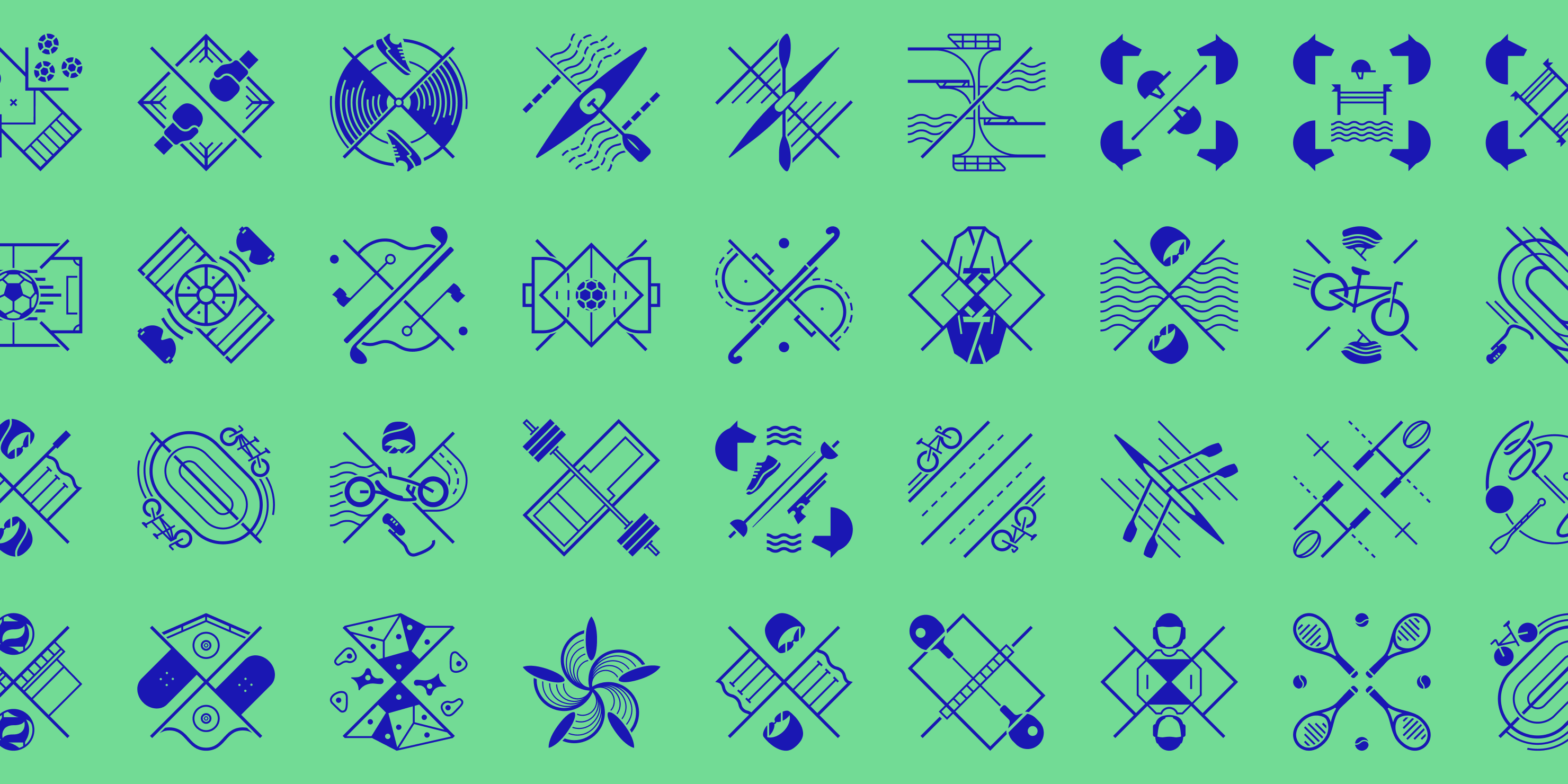 Paris 2024 Pictograms   Header Pictos VF 