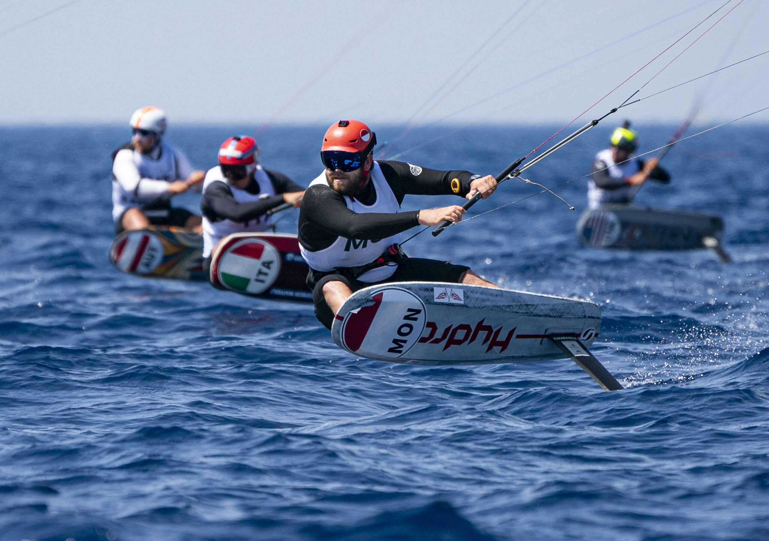 Exciting races on the first day of the Paris 2024 sailing test event